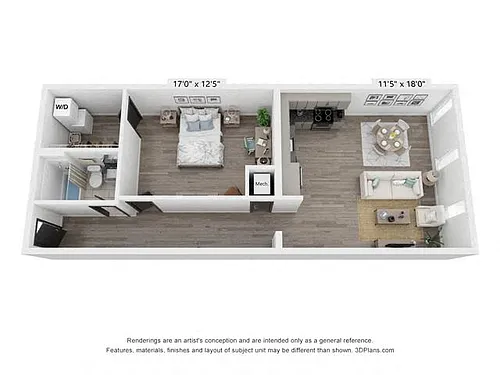 Floor plan The Bruton