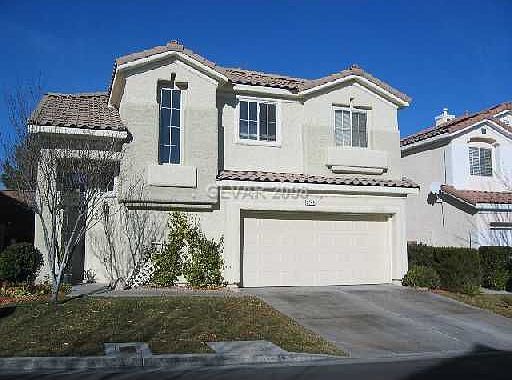 front with 2 garage