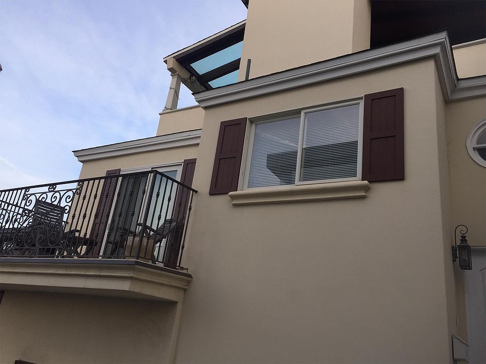 Exterior view of Unit with balcony.