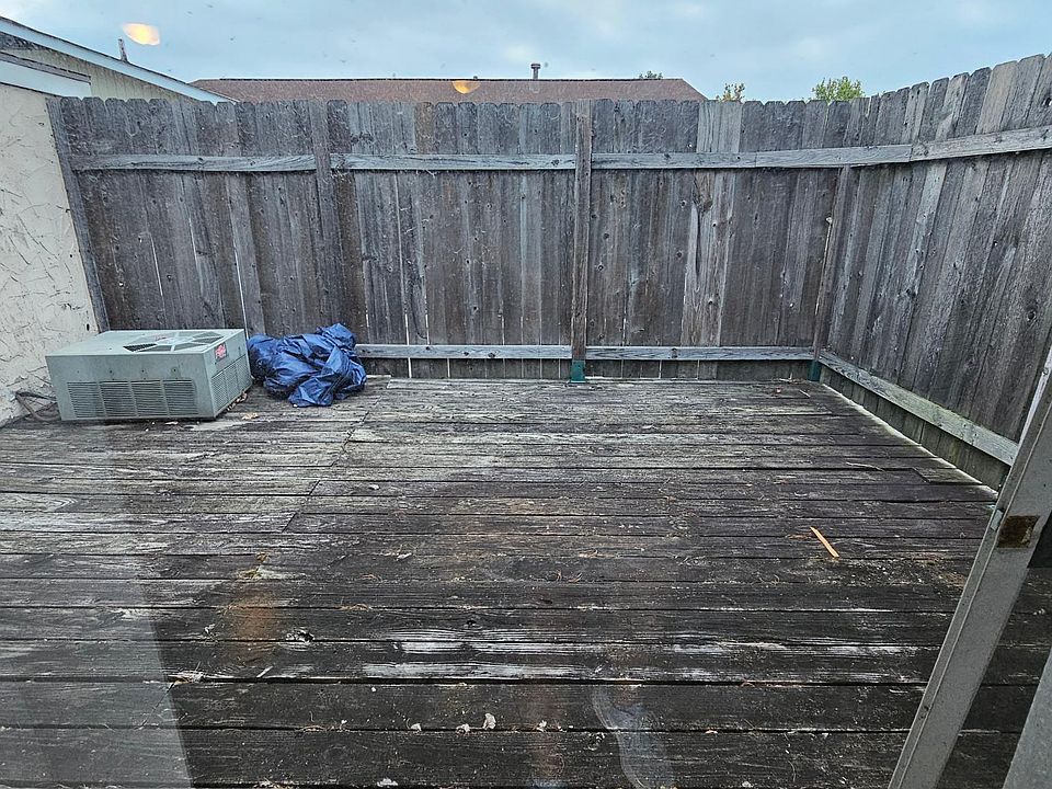 Deck off kitchen and living room