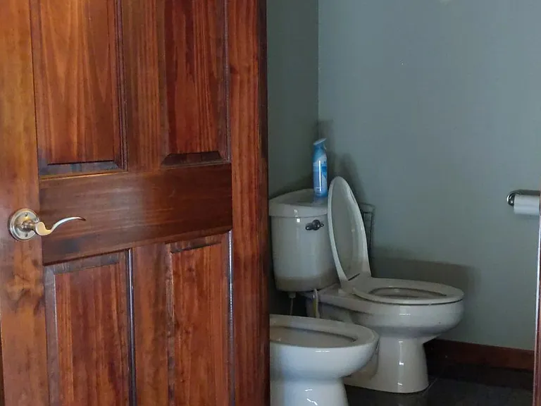 Master bath with separate toilet/bidet room