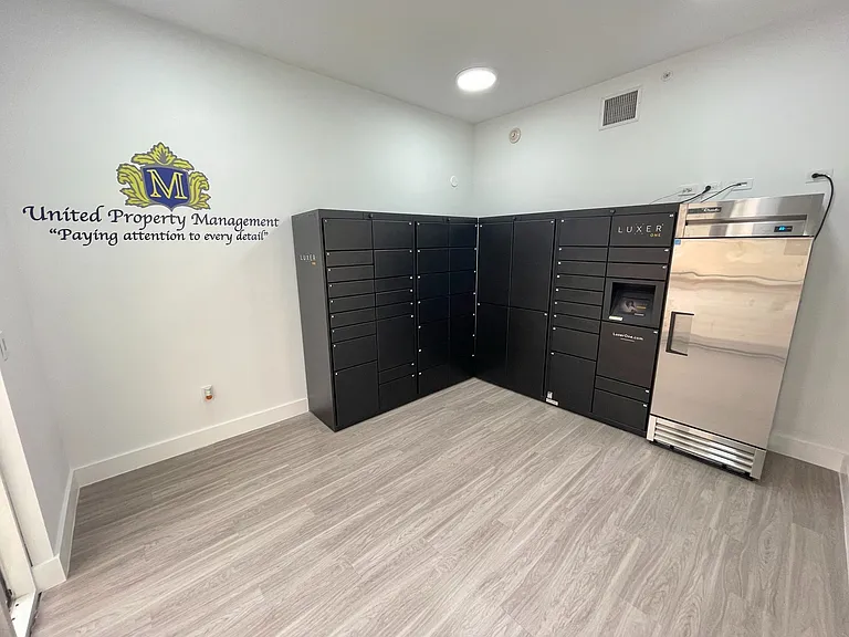 Luxer One Package Room with Refrigeration