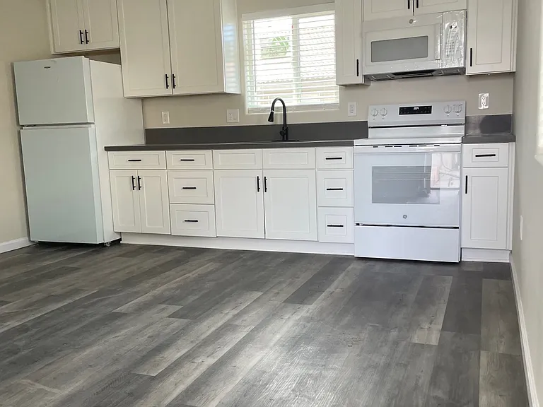 Kitchen area and Living Room