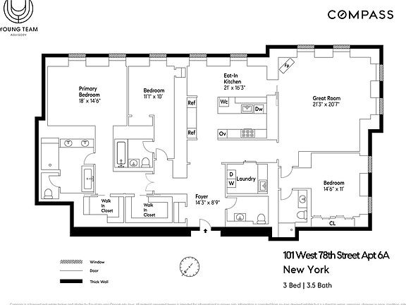 2nd image of 101 W 78th St #6A