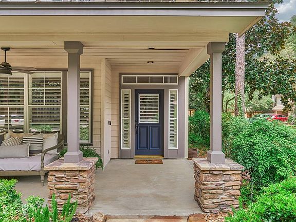 The large front porch and inviting entryway.