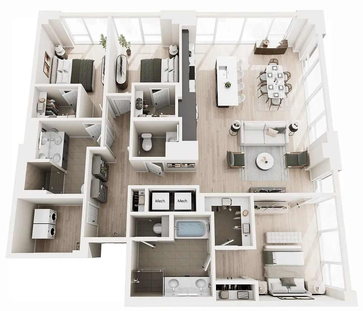 Floor plan Penthouse B