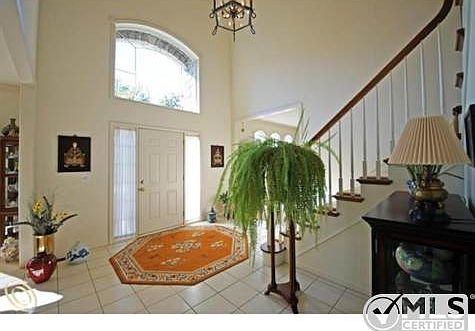 with sweeping stairs