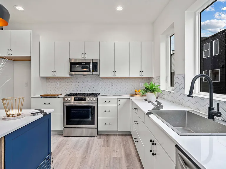 Appliances shown in photos are for reference only.
