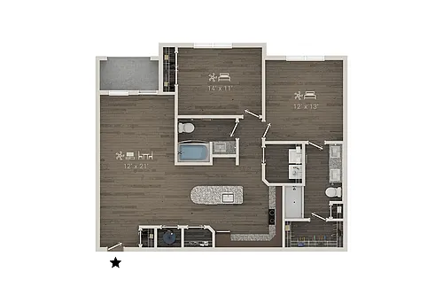 Floor plan B2