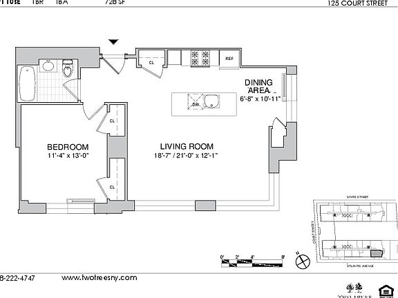2nd image of 125 Court St APT 10SE