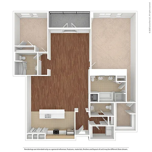 Floor plan Green St