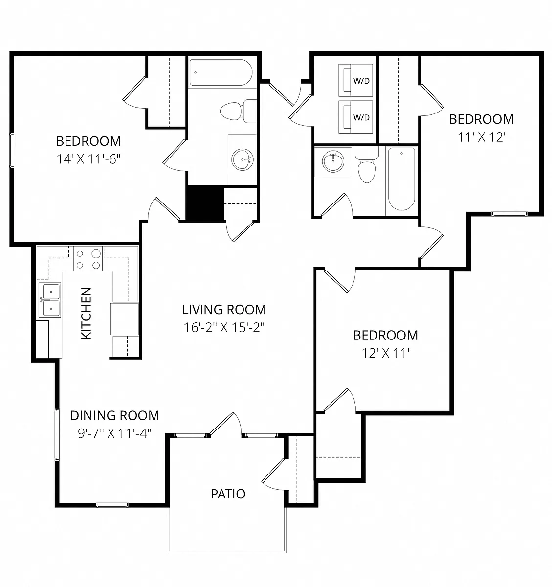 Floor plan The Buchanan