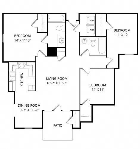Floor plan The Buchanan
