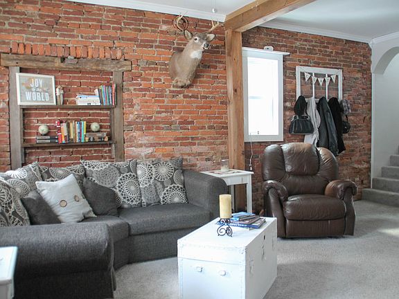 Exposed brick wall 