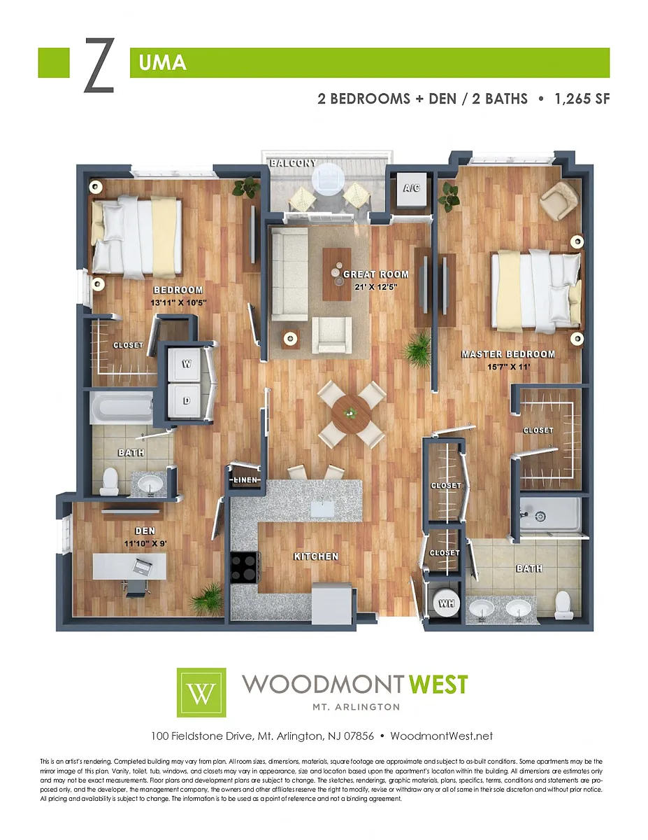 Floor plan Zuma