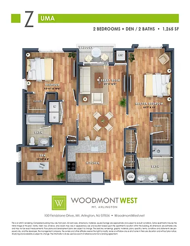 Floor plan Zuma