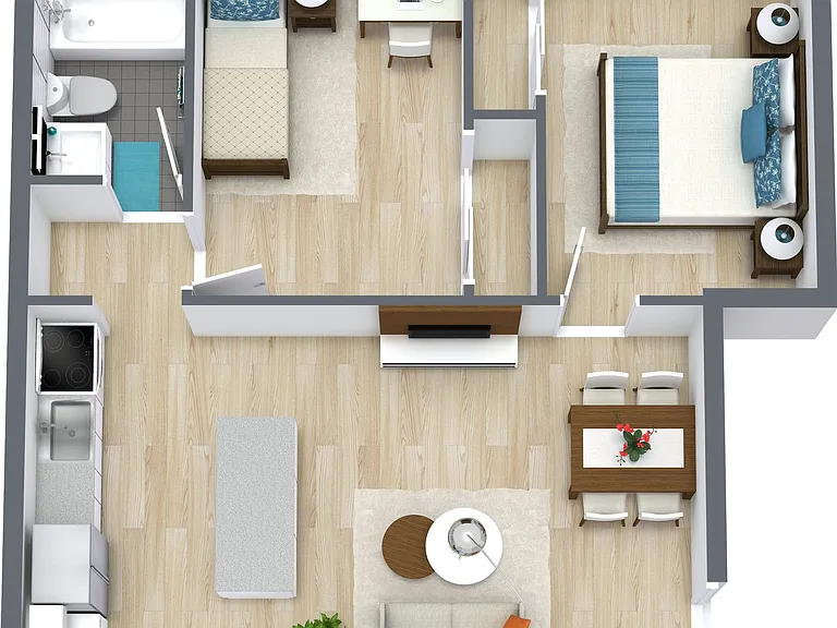 The Crest |NEWLY Renovated Studios, Lofts, 1, 2 & 3 Bedroom Homes Near the Beach — Photo 47