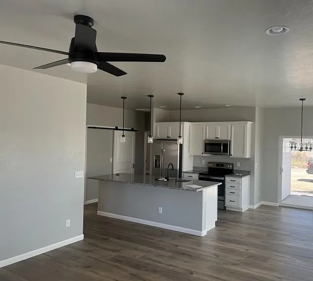 kitchen from front door