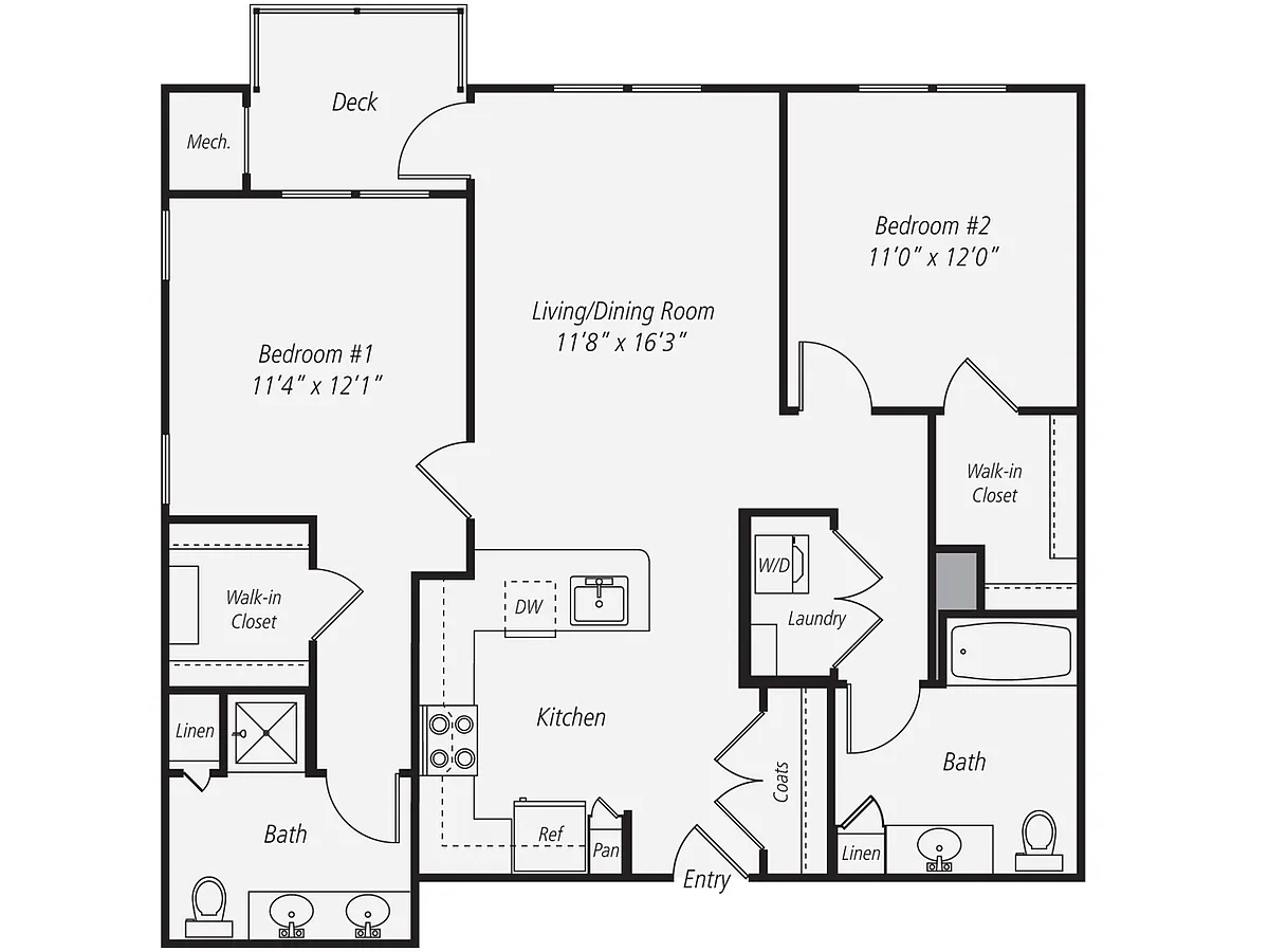 Floor plan B2-1108
