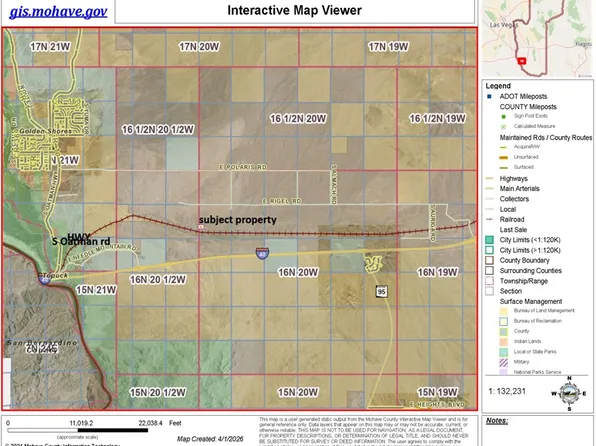 Near Topock I40, Topock, AZ 86436