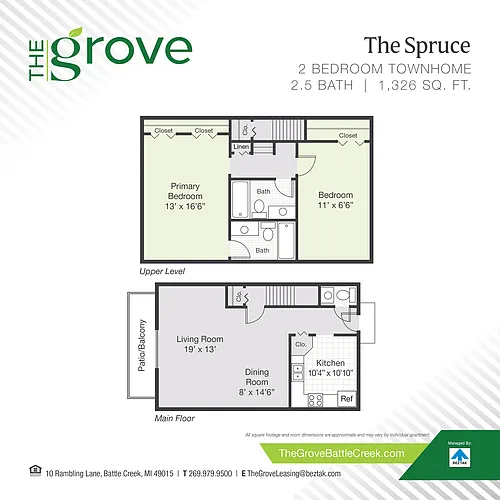 Floor plan The Spruce