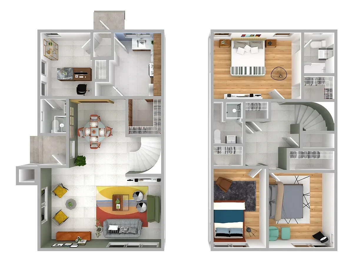 Floor plan Depot 16 Townhome