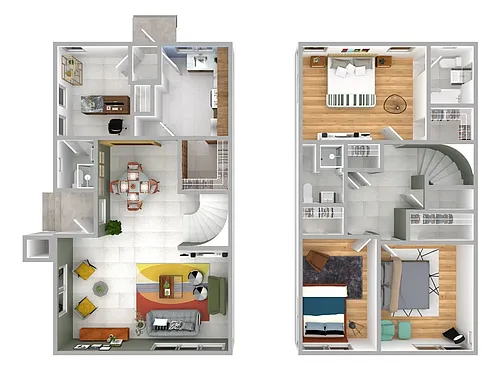 Floor plan Depot 16 Townhome