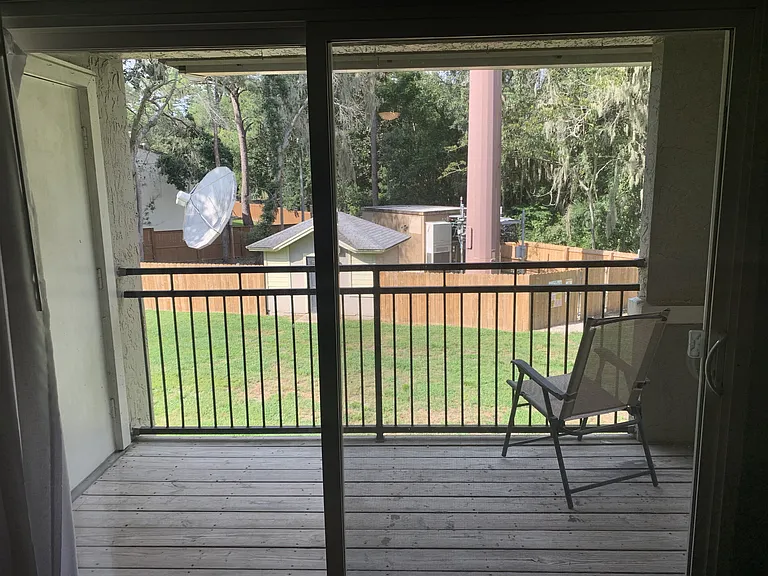 Patio with storage