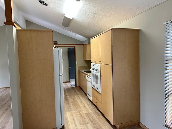 Kitchen view from nook.