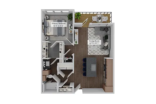 Floor plan The Golden - A1C