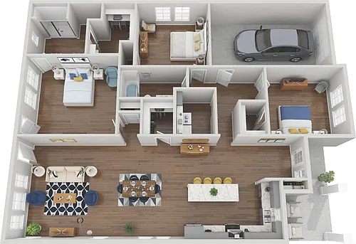 Floor plan C1 - Cypress