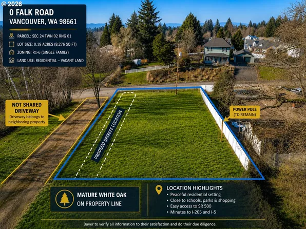 0 Falk Rd, Vancouver, WA 98661