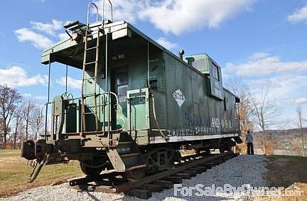 Caboose on the hilltop
						:
						There is a beautiful building spot next to the caboose with unmatched views.