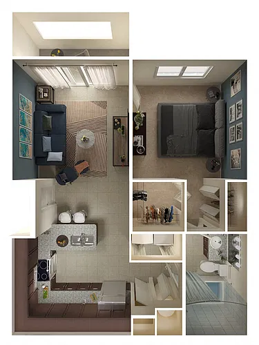 Floor plan A1