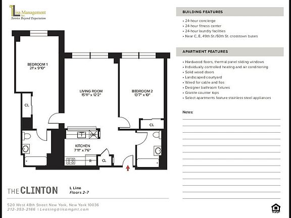 2nd image of 520 W 48th St APT 2L
