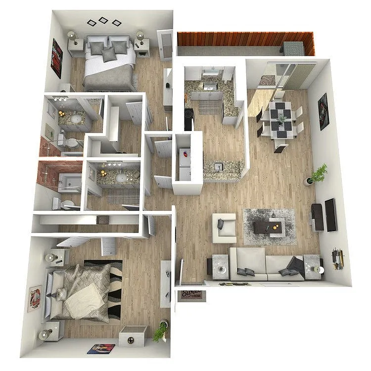 Floor plan B3