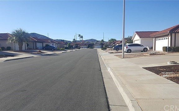 View from the street looking West on the street