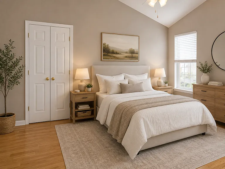 virtual staging bed room