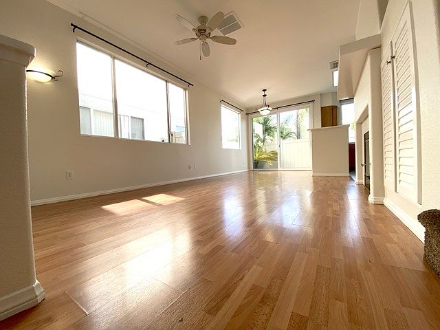 First floor living room and dining