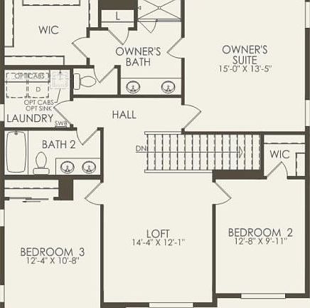 Second Floor 3 br 2.5 ba
