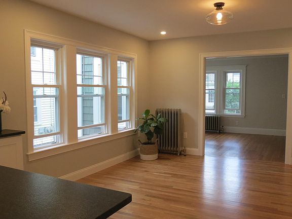 DIning area and view of living room