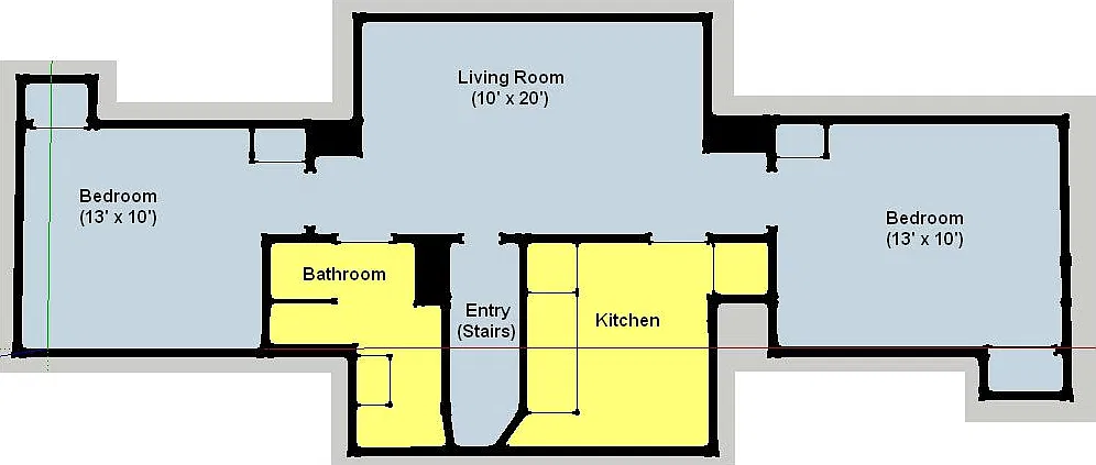 2 bed, 725 sqft, $1,295 — Photo 1