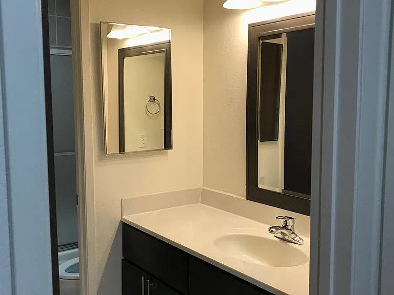 Guest bathroom vanity