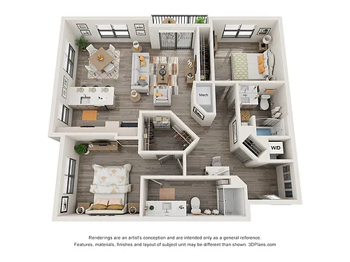 Floor plan 2E