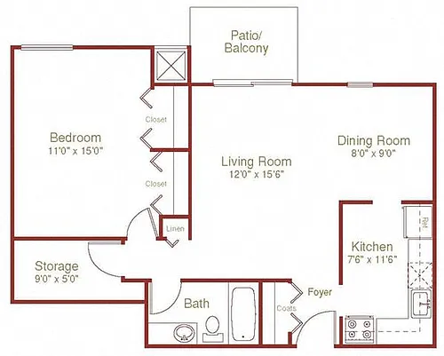 Floor plan Franklin Garden