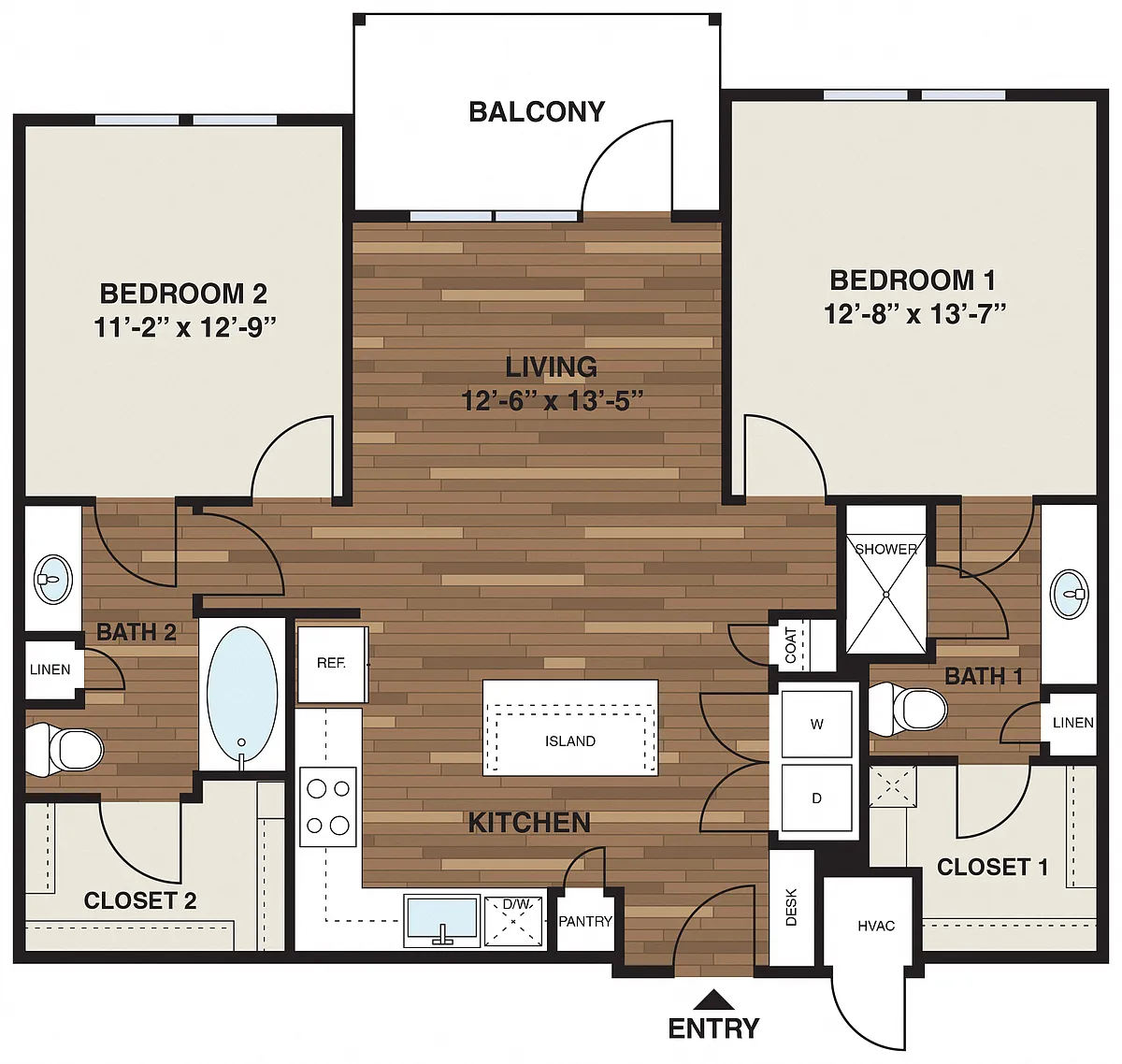 Floor plan B1- The Hargett