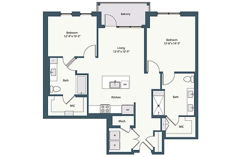 Floor plan 2A1
