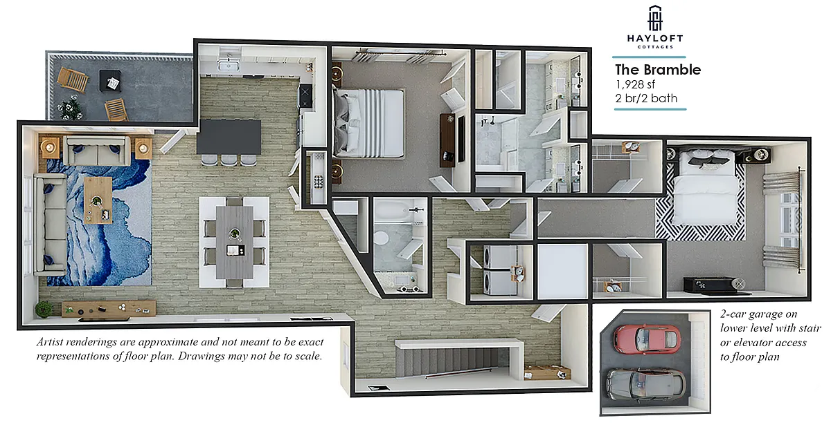 Floor plan The Bramble