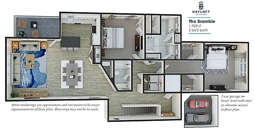 Floor plan The Bramble