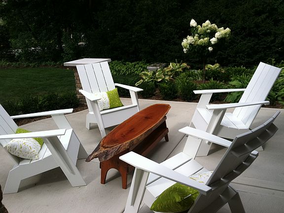 front patio in summer